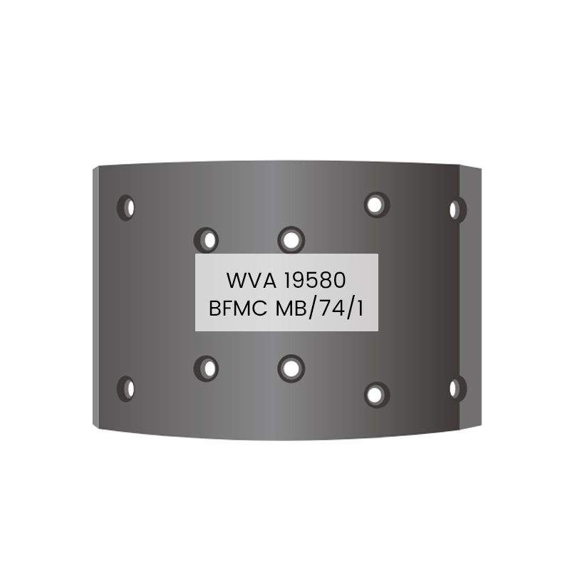 Тормозная накладка 19580 MB/74/1 для MAN,MERCEDES-BENZ